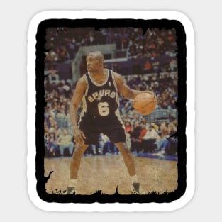 Avery Johnson #6 in San Antonio Spurs Sticker